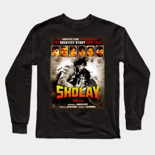 Sholay-End Scene Long Sleeve T-Shirt